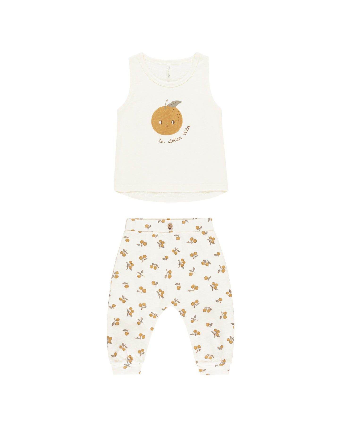 Rylee & Cru Orange Tank Set