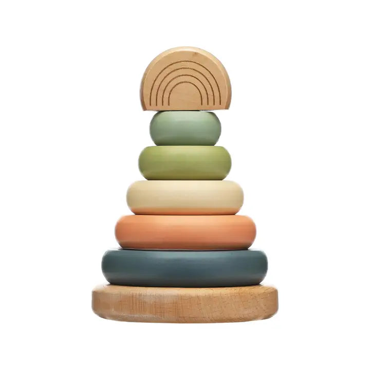 Wooden Rainbow Stacker