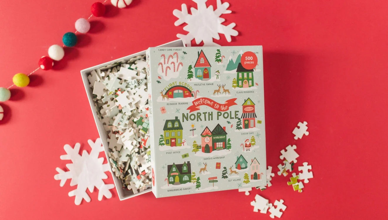 NORTH POLE CHRISTMAS WRAPPING PAPER