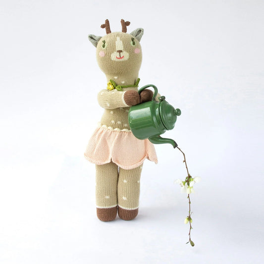 Hazel The Deer Knit Doll