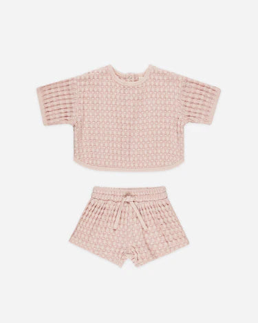 Quincy Mae Waffle Set Bubblegum