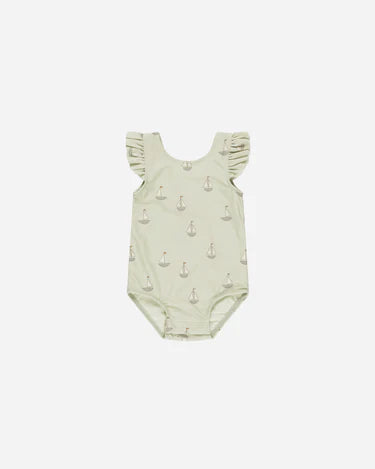 Quincy Mae Scoop Back Onepiece Sailboats