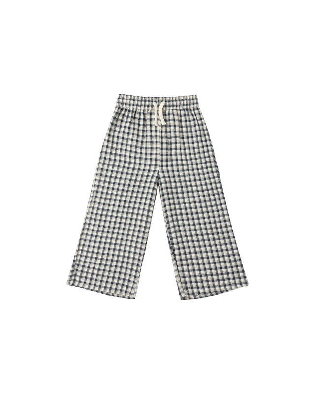 Rylee & Cru Wide Leg Pant Vintage Check