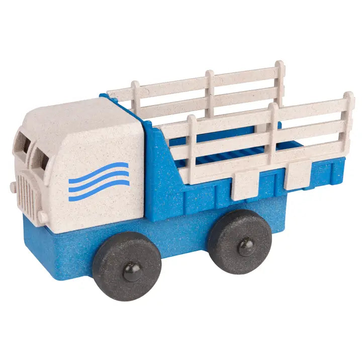Stake Truck Puzzle Blue