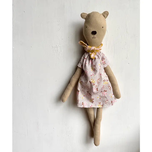 Agatha The Bear In Floral Dress