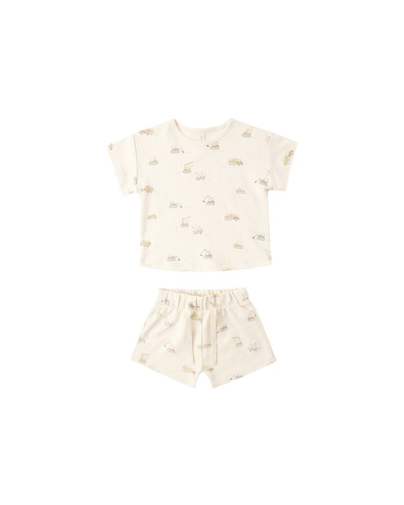 Quincy Mae Frankie Set Construction Trucks