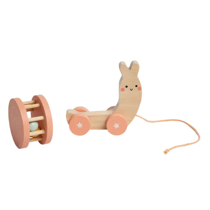 Wooden Snail Pull Toy