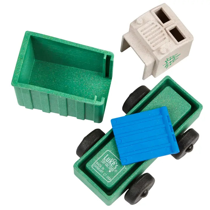 Green Dump Truck Puzzle Truck