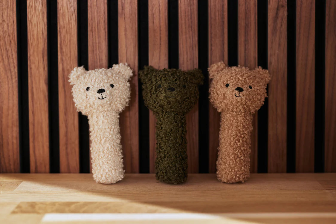 Teddy Bear Rattle Biscuit