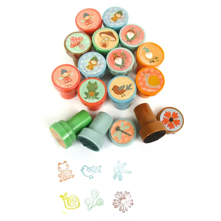 Garden Gnomes & Fairy Self Inking Stamper
