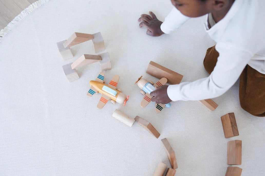 Wooden Airplane (2 colors)