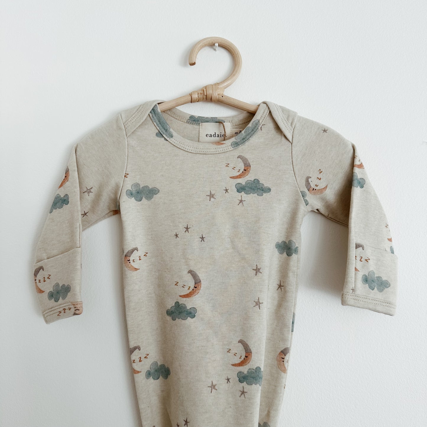 Knotted Sleep Sack Moon + Stars