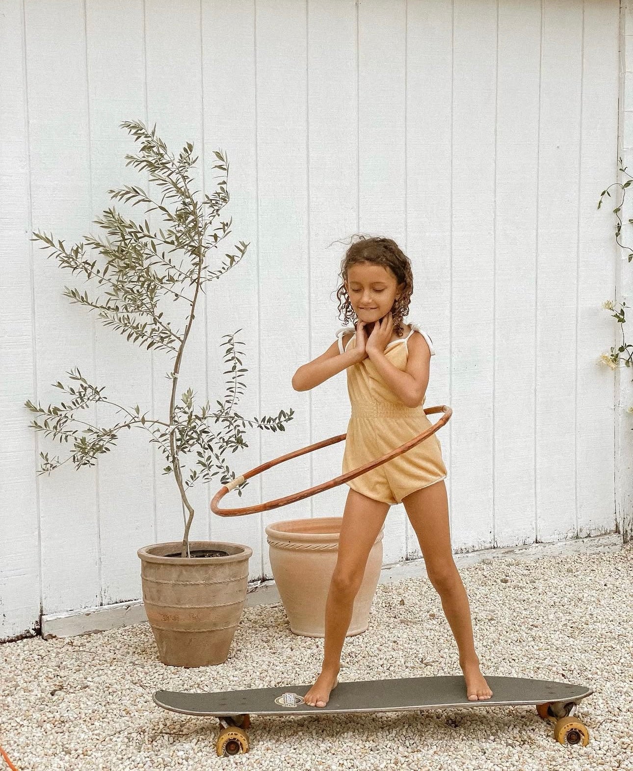 Eadaie Retro Romper Mustard