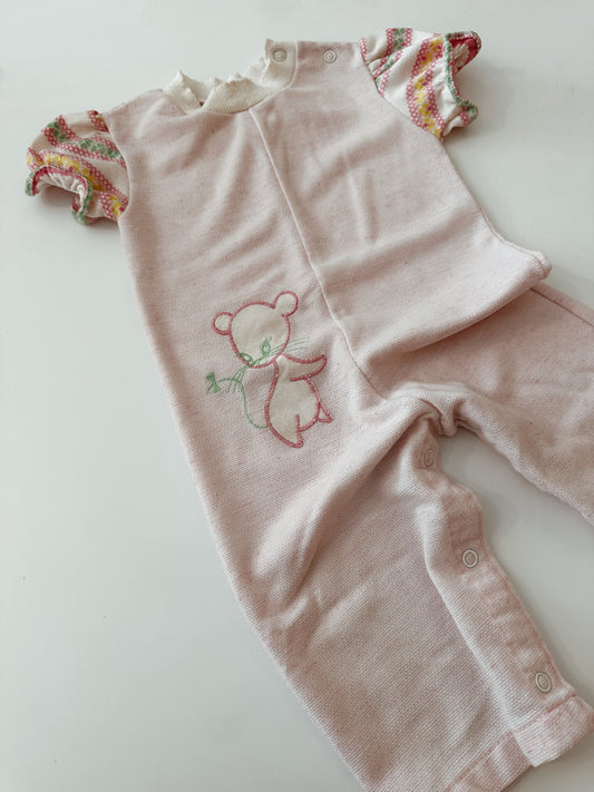 Vintage Mouse Romper