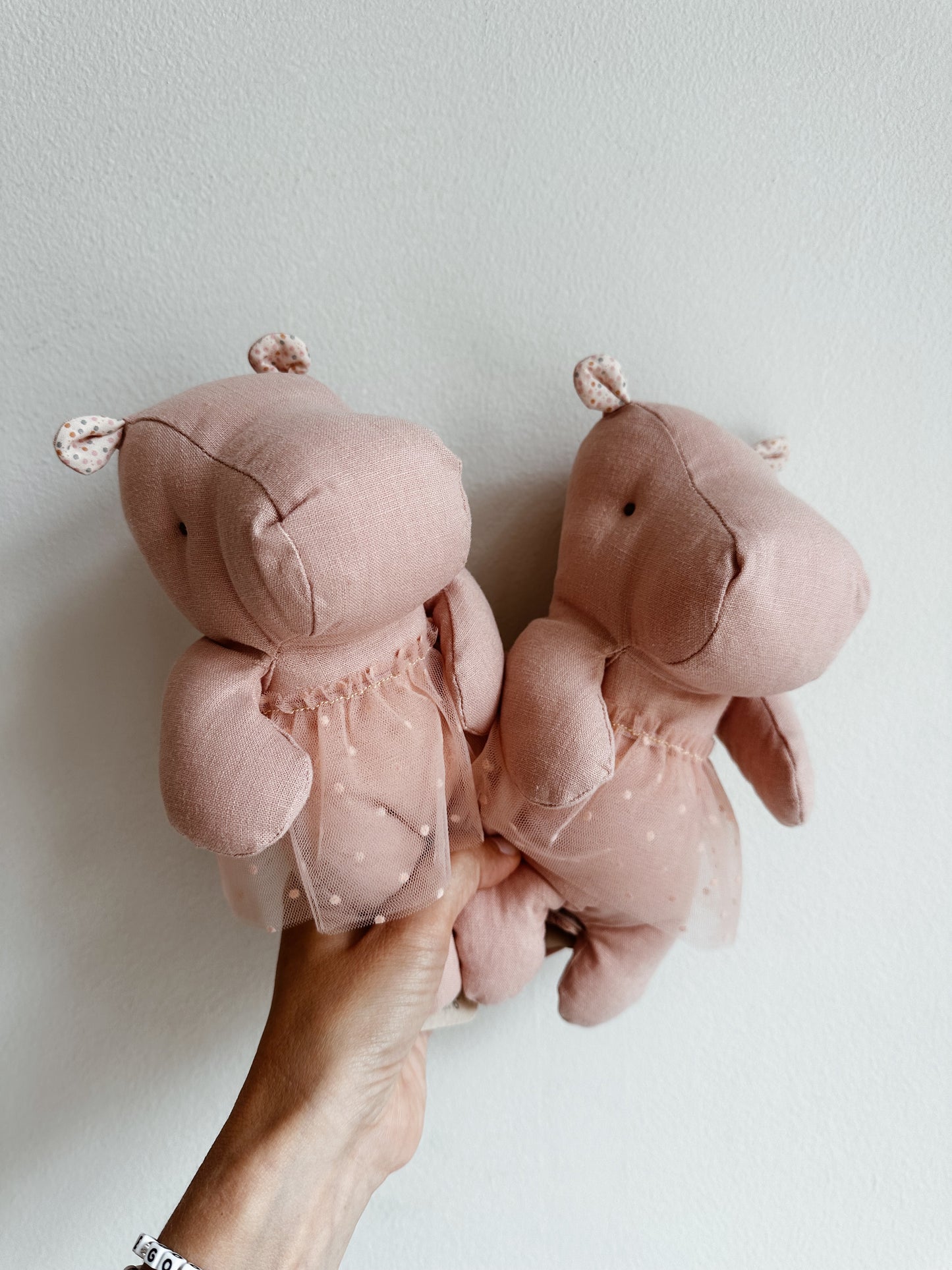 Maileg Hippo Soft Rose