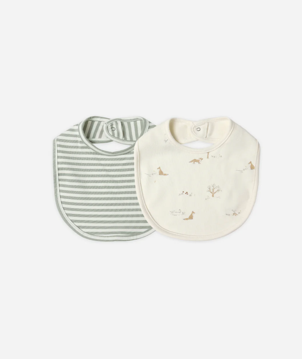 Quincy Mae Bib Set Foxes