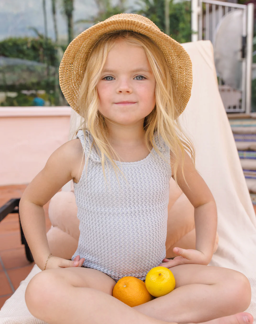 Rylee & Cru Millie Onepiece Dusty Blue