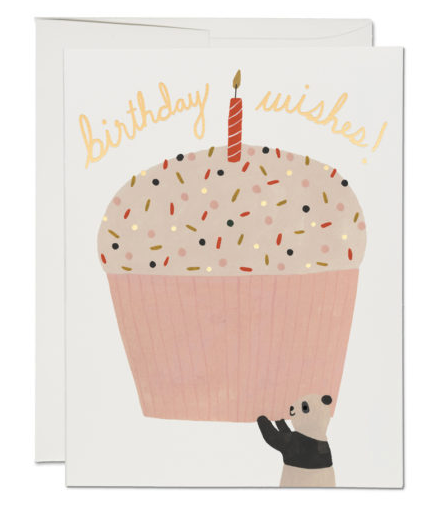 Panda Birthday Wishes Card