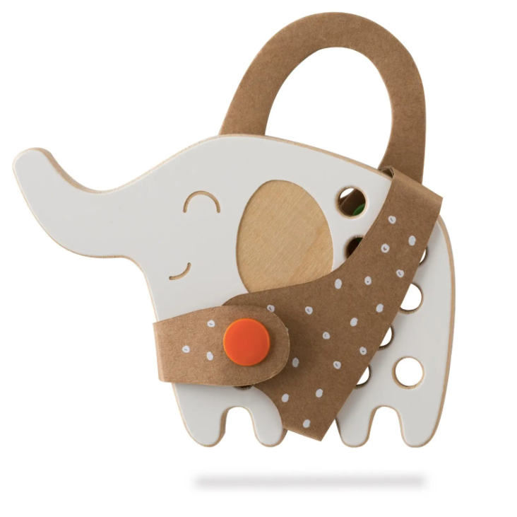 Small Elephant Lacing Toy