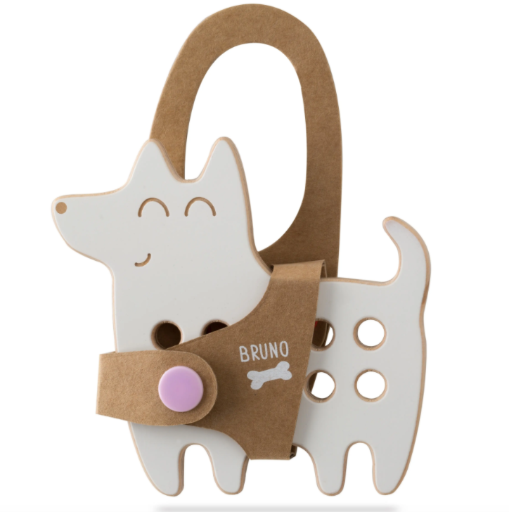 Bruno the Dog Wooden Lacing Toy