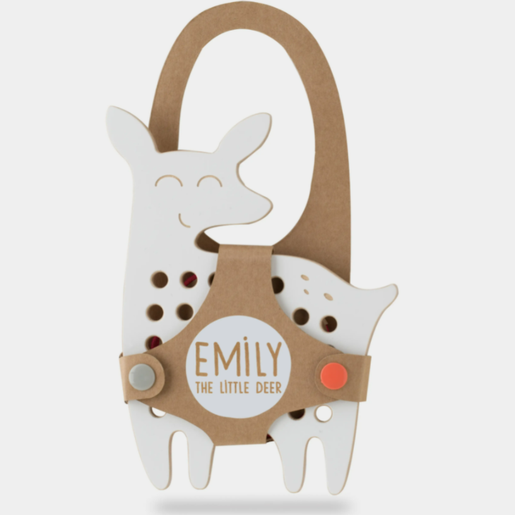 Emily the Deer Lacing Toy