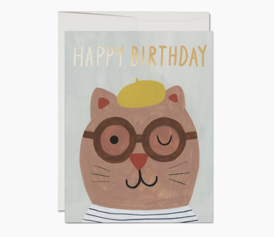Cat Birthday Card