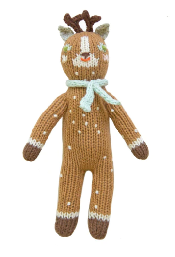 Jasper the Deer Knit Rattle