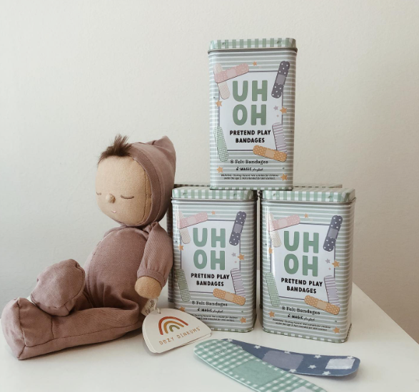 Pretend online play bandages