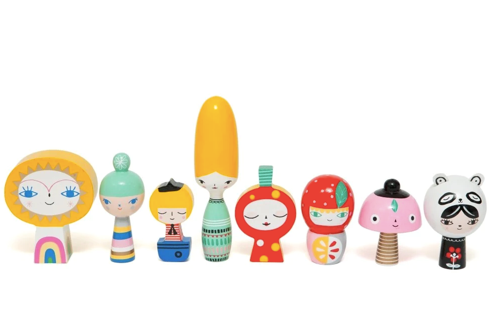Mr. Sun & Friends Wooden Dolls