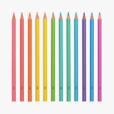 Pastel Hues Colored Pencils
