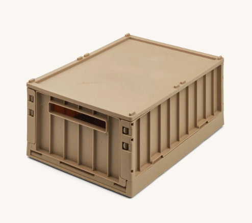 Liewood Weston Medium Storage 2 Pack with Lid Oat