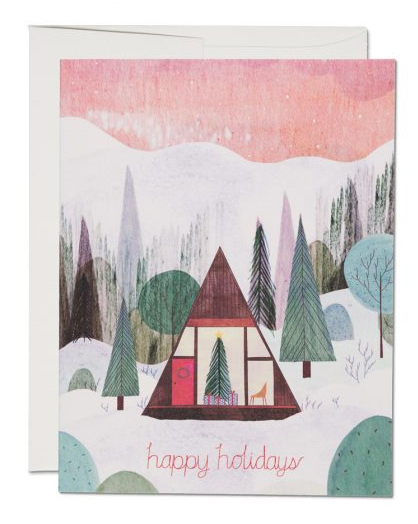 Modern Cabin Card
