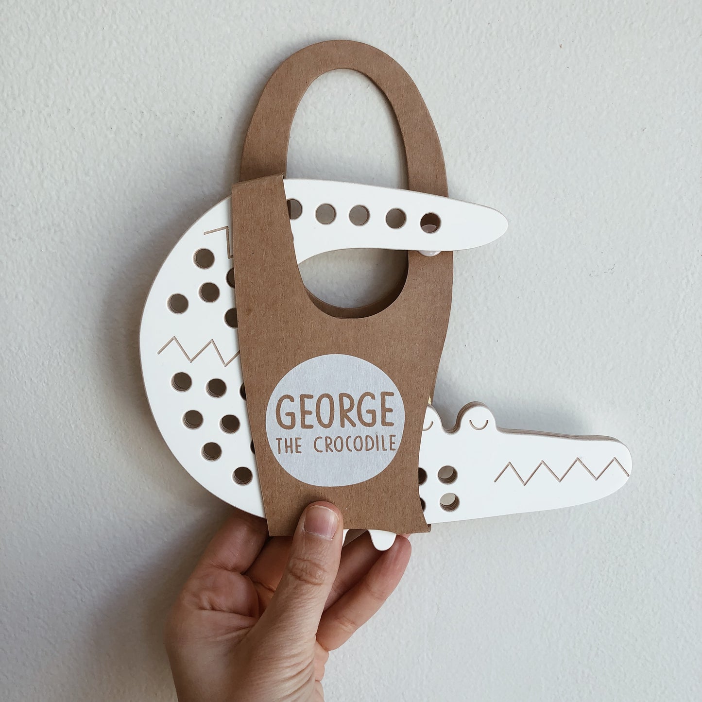 George the Crocodile Lacing Toy