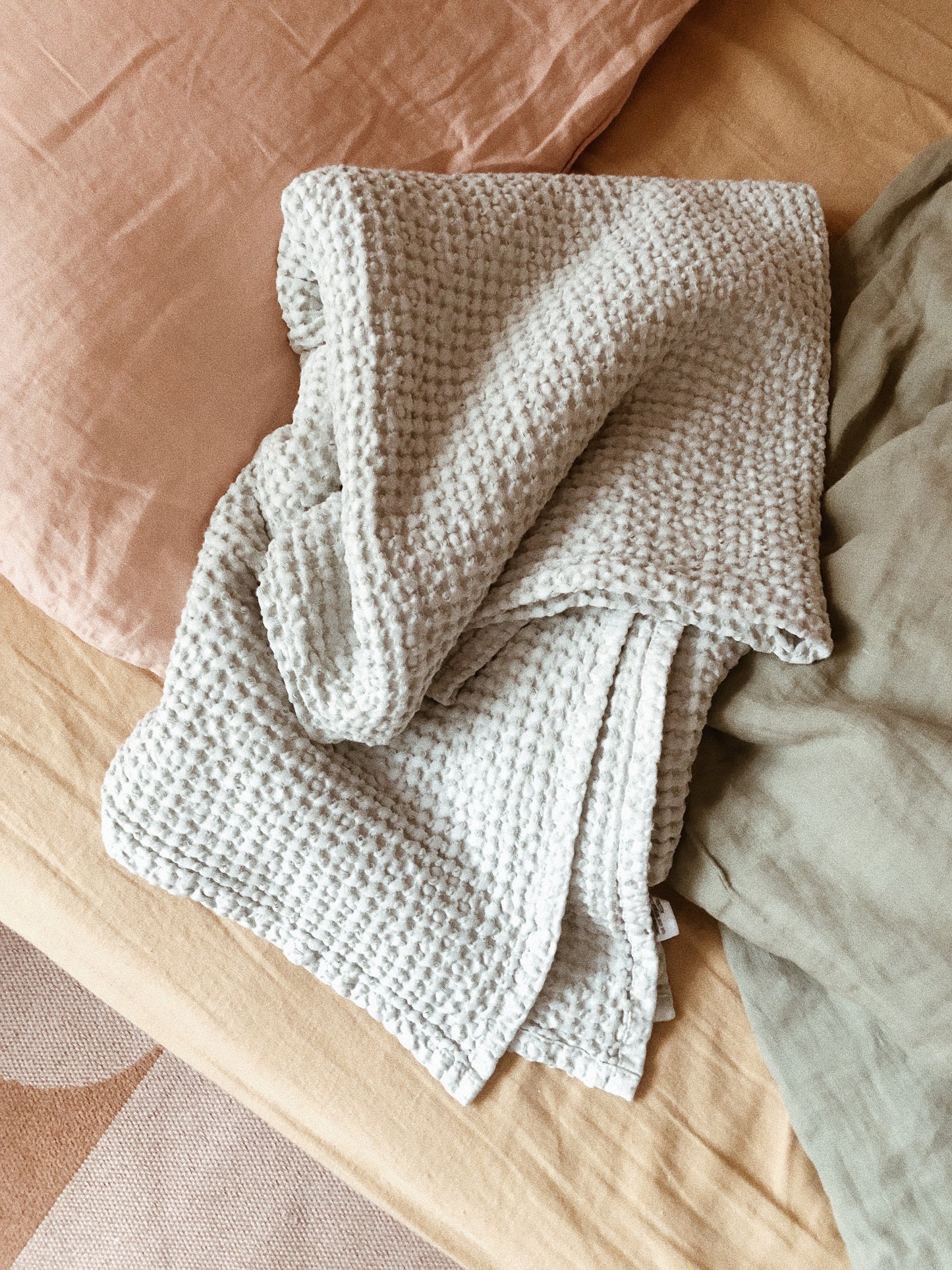 Extra Large Waffle Blanket Ocean