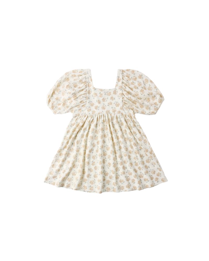 Rylee & Cru Brea Dress Yellow Ditsy