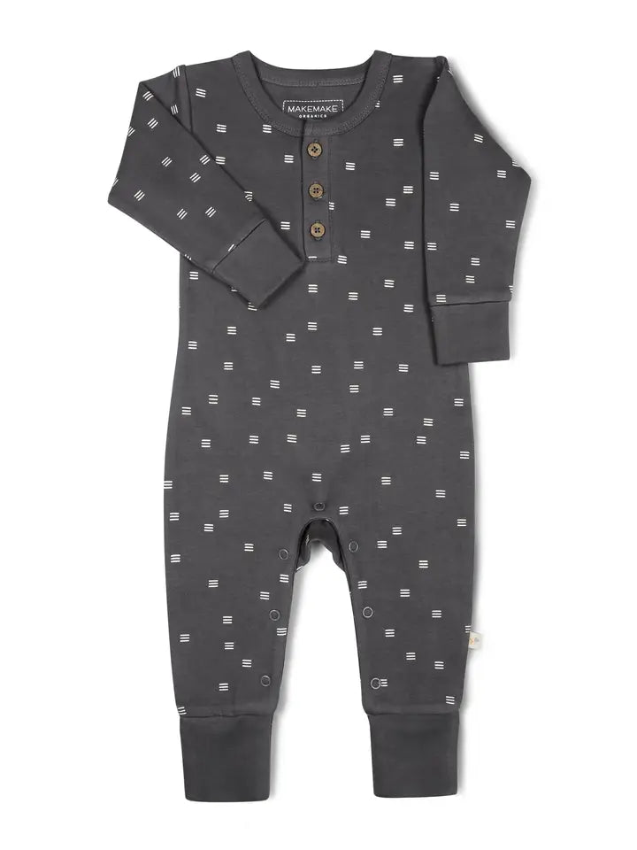 Organic Button Romper