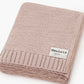 100% Organic Luxury Cotton Swaddle Receiving Baby Blanket Blush Pink