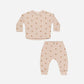 Rylee & Cru Long Sleeve Tee + Pant Set Gingerbread