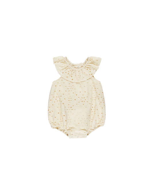 Rylee & Cru Myla Romper Natural