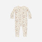 Rylee & Cru Organic Long John Pajamas Winter Town