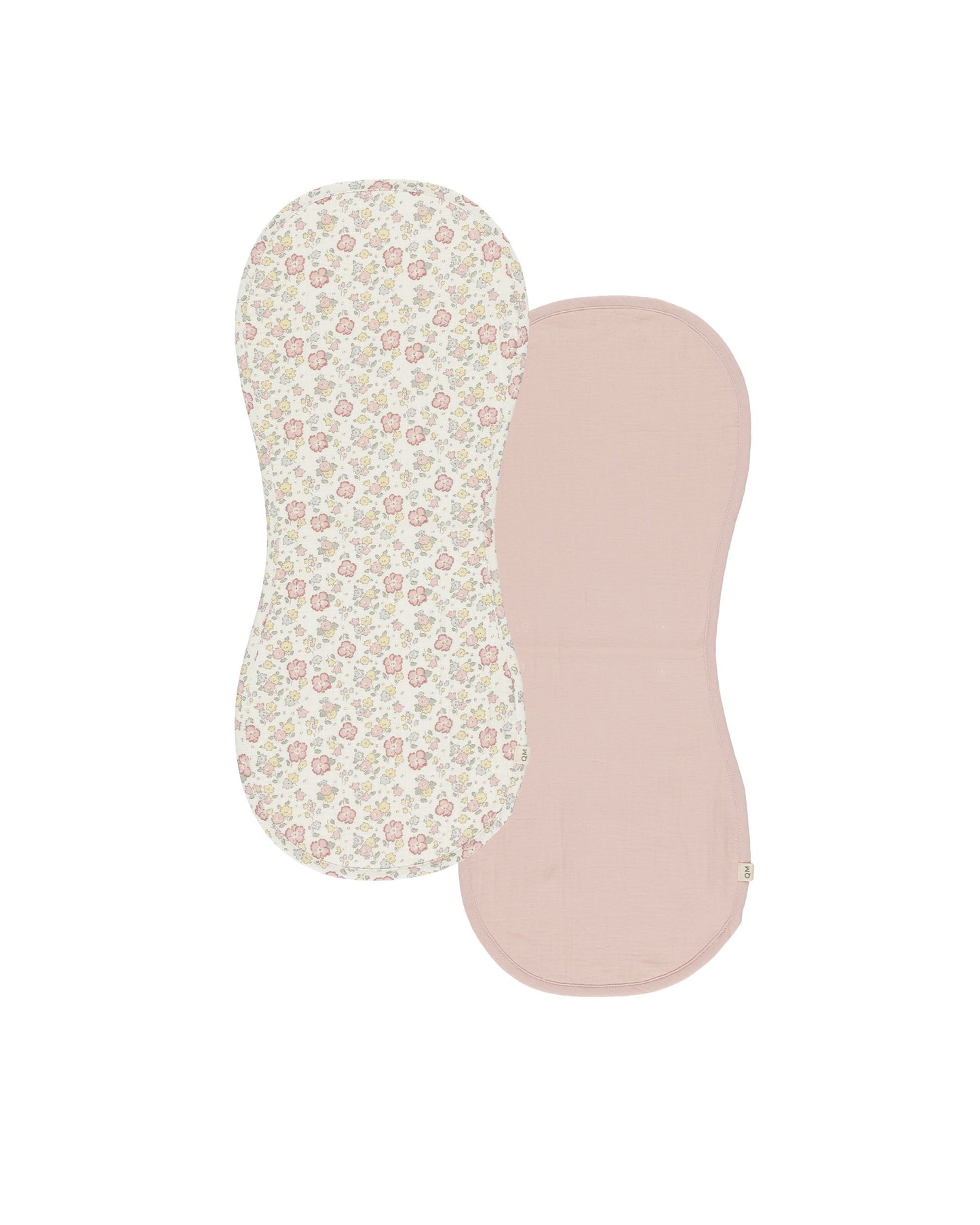 Quincy Mae Burp Cloth 2 Pack Bloom/Bubblegum