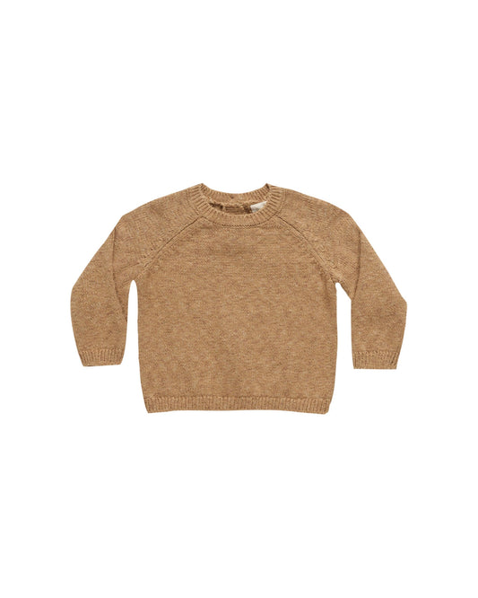 Quincy Mae Knit Sweater Speckle Golden