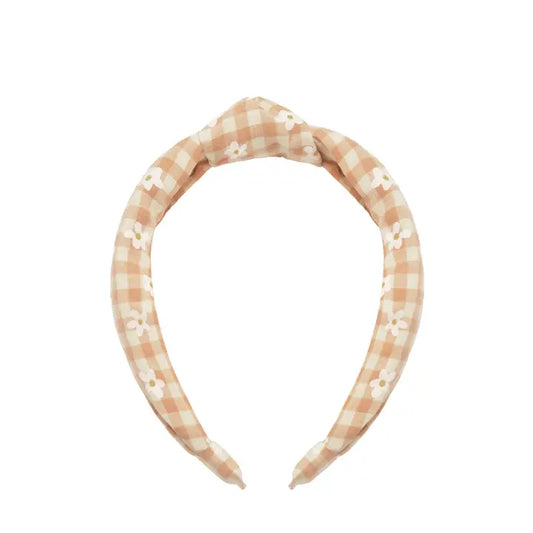 Rockahula Daisy Gingham Knotted Headband