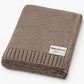 100% Organic Luxury Cotton Swaddle Receiving Baby Blanket Mocha