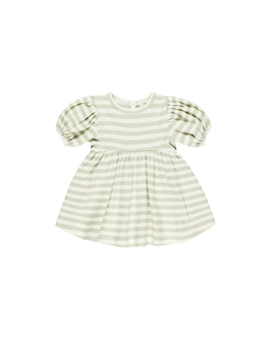 Quincy Mae Darla Dress Mint Stripe