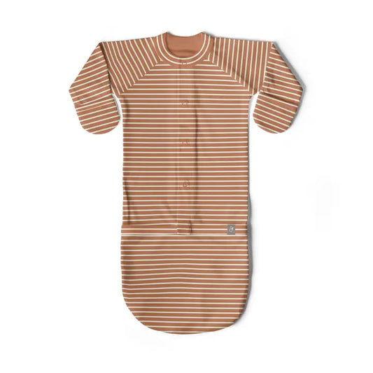 Goumi Kids Clay Striped Sleep Gown