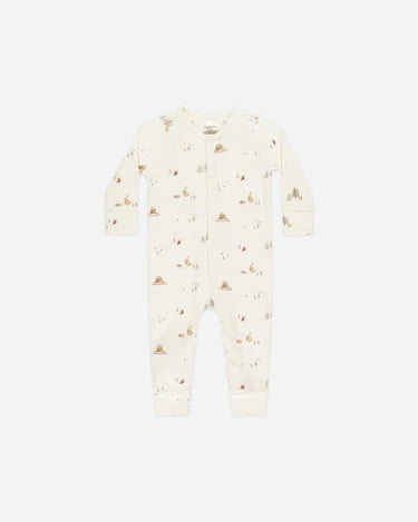 Rylee & Cru Organic Long John Pajamas Presents