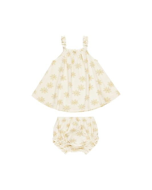 Rylee & Cru Swing Top + Bloomer Set Daises