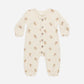 Quincy Mae Waffle Long Sleeve Jumpsuit Gingerbread