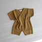 Knit Textured Romper Flax